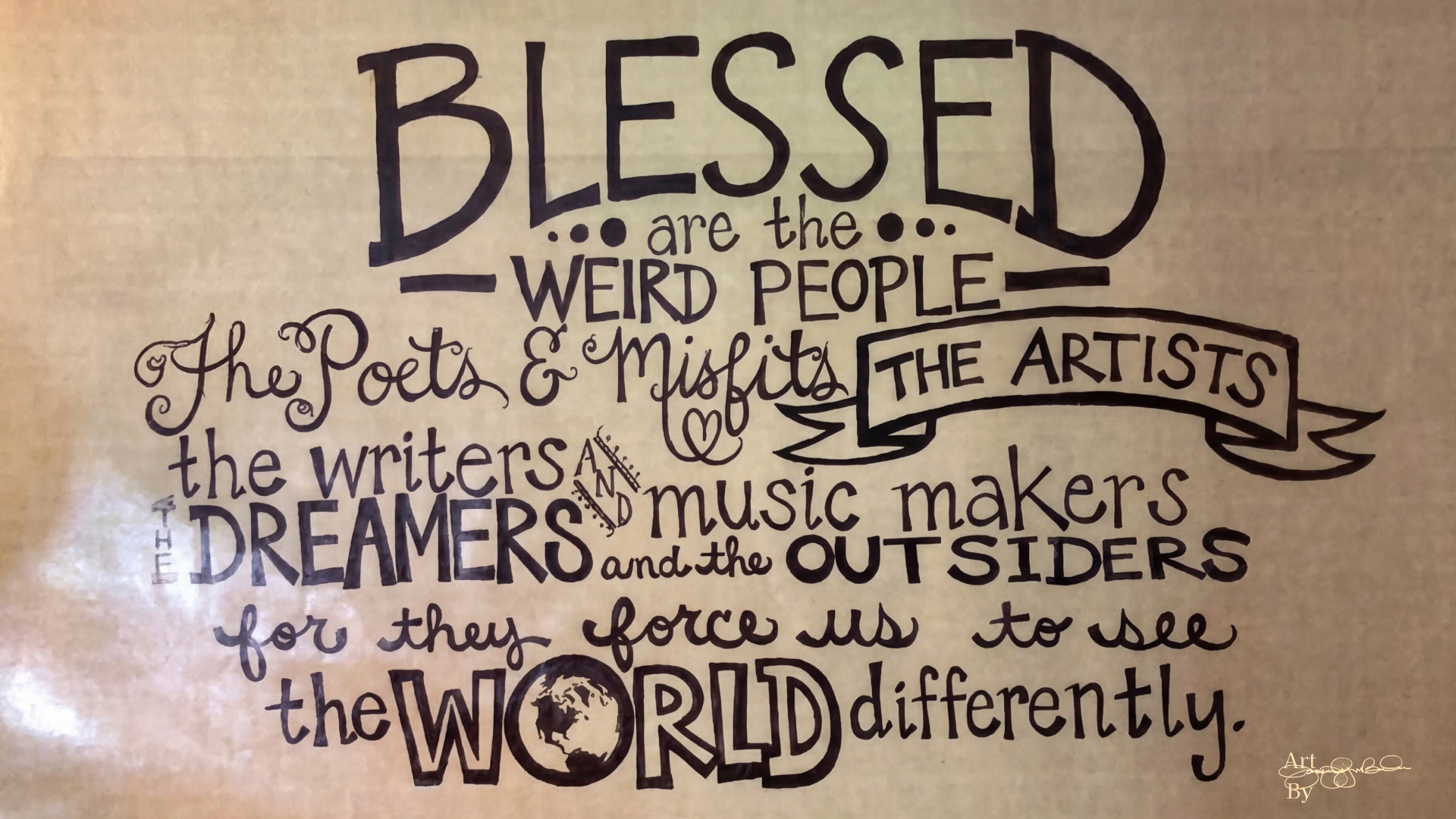 Blessed are the Weird